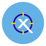 An X inside a target